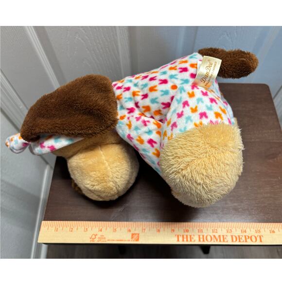 Dan Dee 12" Seated Puppy Dog Bunny Rabbit Ears Costume Pajamas Stuffed Plush - Picture 7 of 7